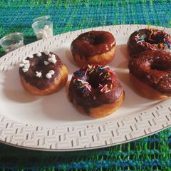 A picture of Chocolate Donuts.