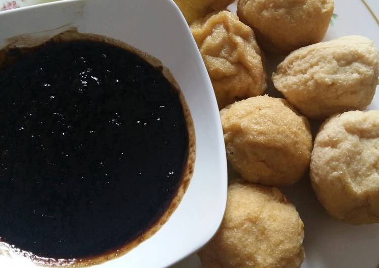 Resep Tahu bulat sambal petis, Enak
