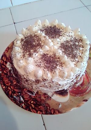 صورة لوصفة كيك عيد الميلاد (في المقلاة)