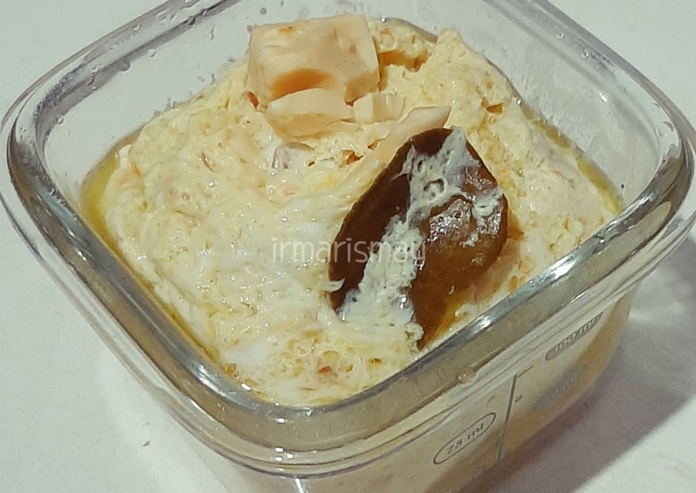 244. #MPASI Tempe Telur Kukus