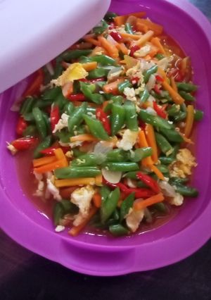 Foto resep Tumis buncis pelangi