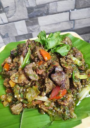 Foto resep Hati ampela ayam masak cabe hijau...👍