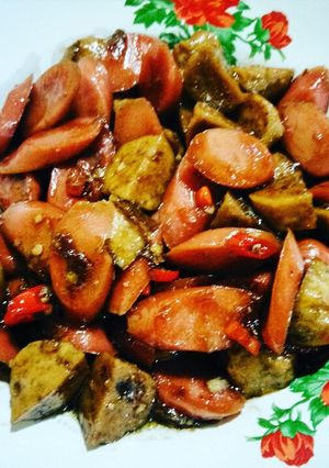 Foto resep Tumis Sosis Bakso Pedas Manis