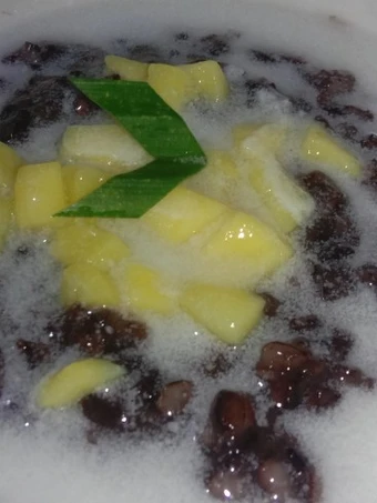 Cara Mudah Membikin Resep Bubur Ketan Hitam kuah Santan Nangka yang Uenak Anti Ribet, Mantap Sekali