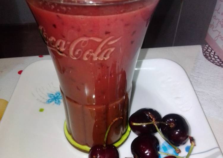 Batido de cerezas