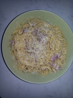 Una foto de Carbonara tradicional con Mambo Cecotec (sin nata)