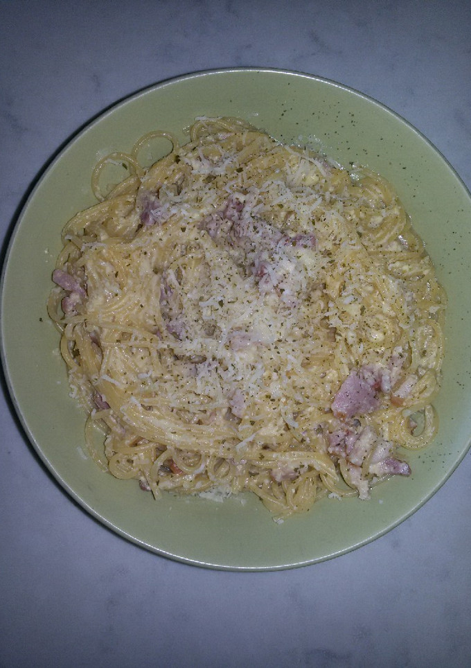 Una foto de Carbonara tradicional con Mambo Cecotec (sin nata)