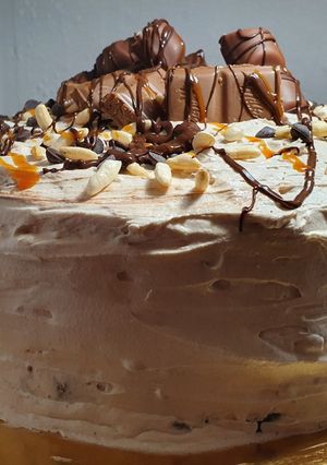 Mogyorós csokitorta Születésnapra❤️ recept fotója