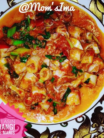 Cara Sederhana Membuat Resep  Cumi Asin Kemangi Pedas Manis yang Sempurna, Lezat Sekali