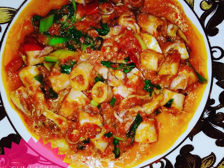 Cara Sederhana Membuat Resep  Cumi Asin Kemangi Pedas Manis yang Sempurna, Lezat Sekali