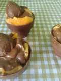 Vasitos de chocolate
