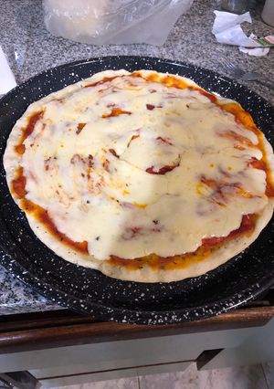 Una foto de Pizza casera