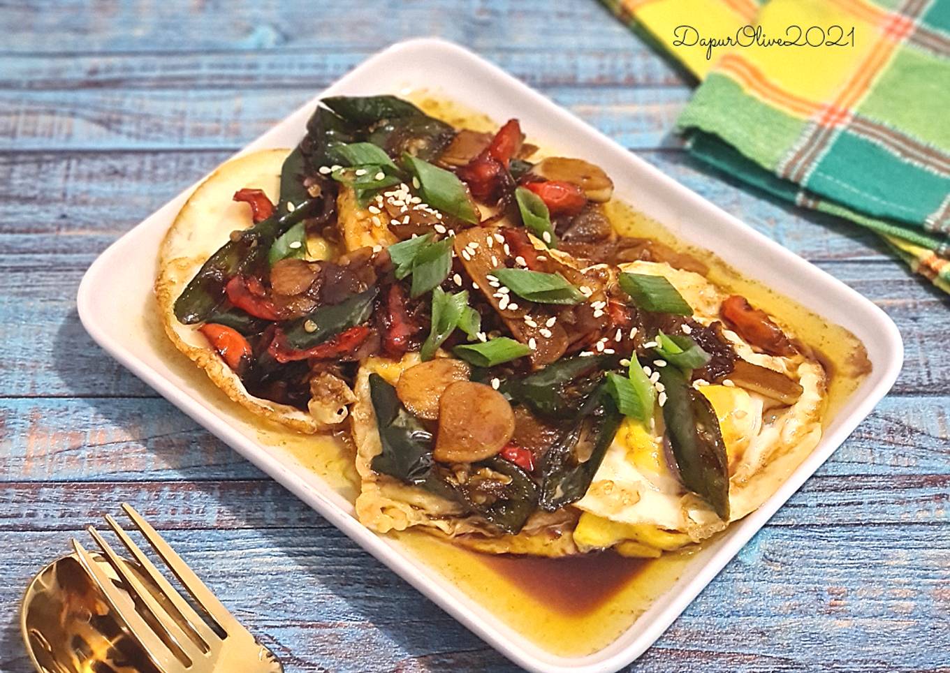 Telur Ceplok Kecap Pedas