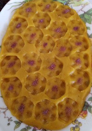 عکسی از دستور حلوا شیر آسون و خوشمزه 🍶🍶🍶