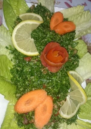 صورة لوصفة تبولة