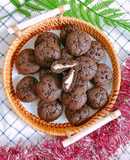 Chocolate cookies mochi