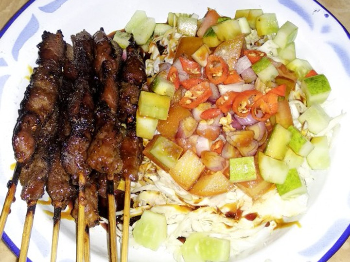 Anti Ribet, Membuat Sate Daging Sapi Enak Terbaru