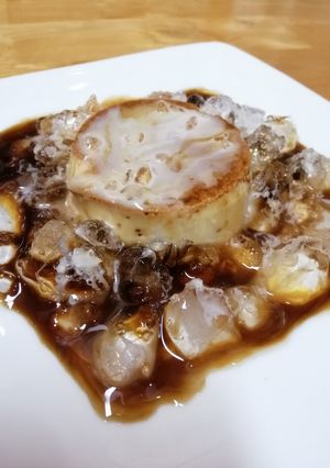 Hình của món Flan caramel.