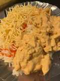 Strogonoff de pollo