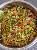 Sprouted green moong Salad