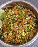 Sprouted green moong Salad