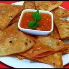 A picture of Left over roti ki katran.