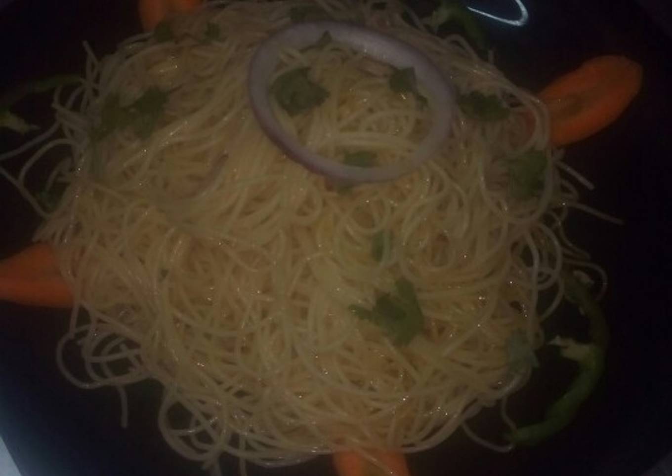 Buttered spaghetti