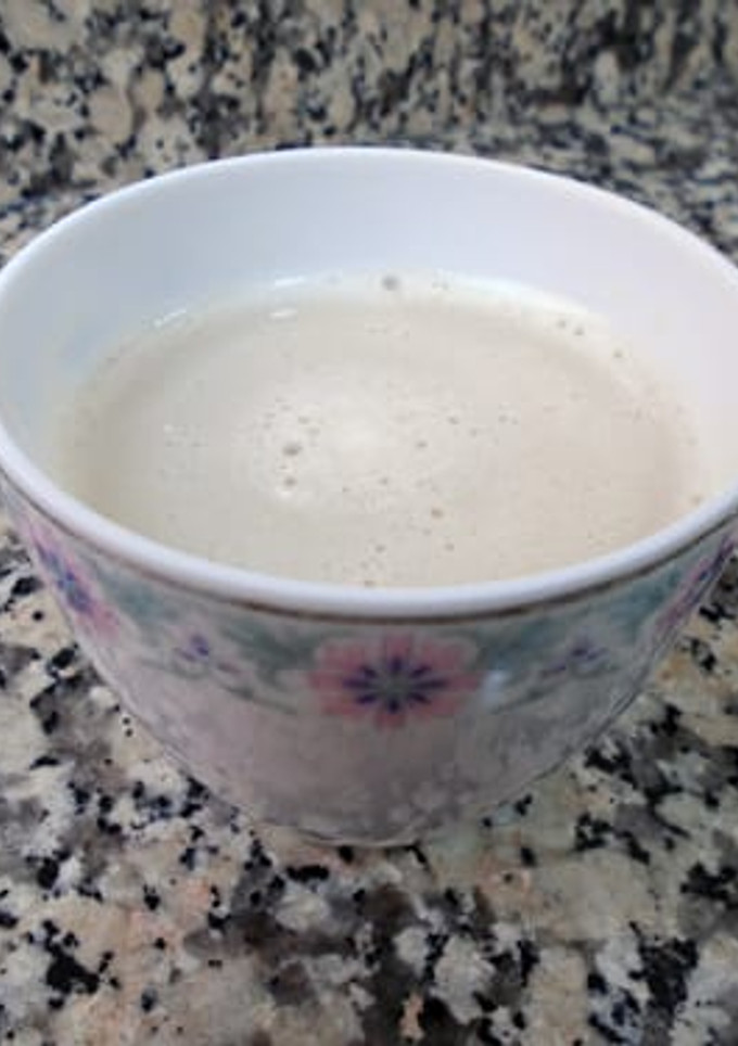 Una foto de Té chai latte