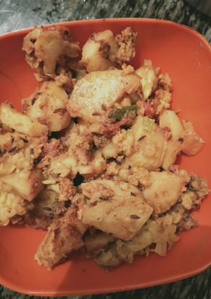 A picture of Aloo gobhi veg.