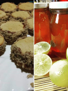 Una foto de Alfajores de limón (apto para celíacos)