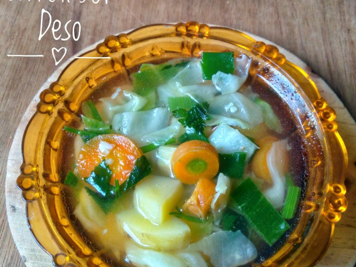  Resep  memasak Sayur Sop Deso  gurih