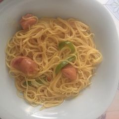 A picture of Spagetti smokies.