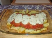 Una foto de milanesa de vacuno