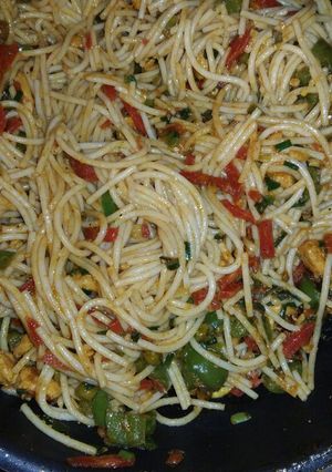 A picture of Chicken Chowmen #EidKayPakwan.