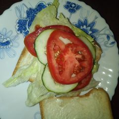 Lettuce sandwich #4weeksChallenge A picture of Lettuce sandwich #4weeksChallenge.