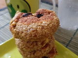 Bizcochitos de almendras, coco y pasas de uva
