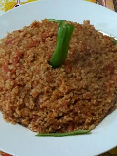 صورة لوصفة برغل بالبندورة