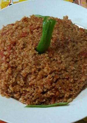 صورة لوصفة برغل بالبندورة