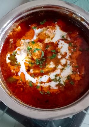 A picture of Paneer tikka masala.