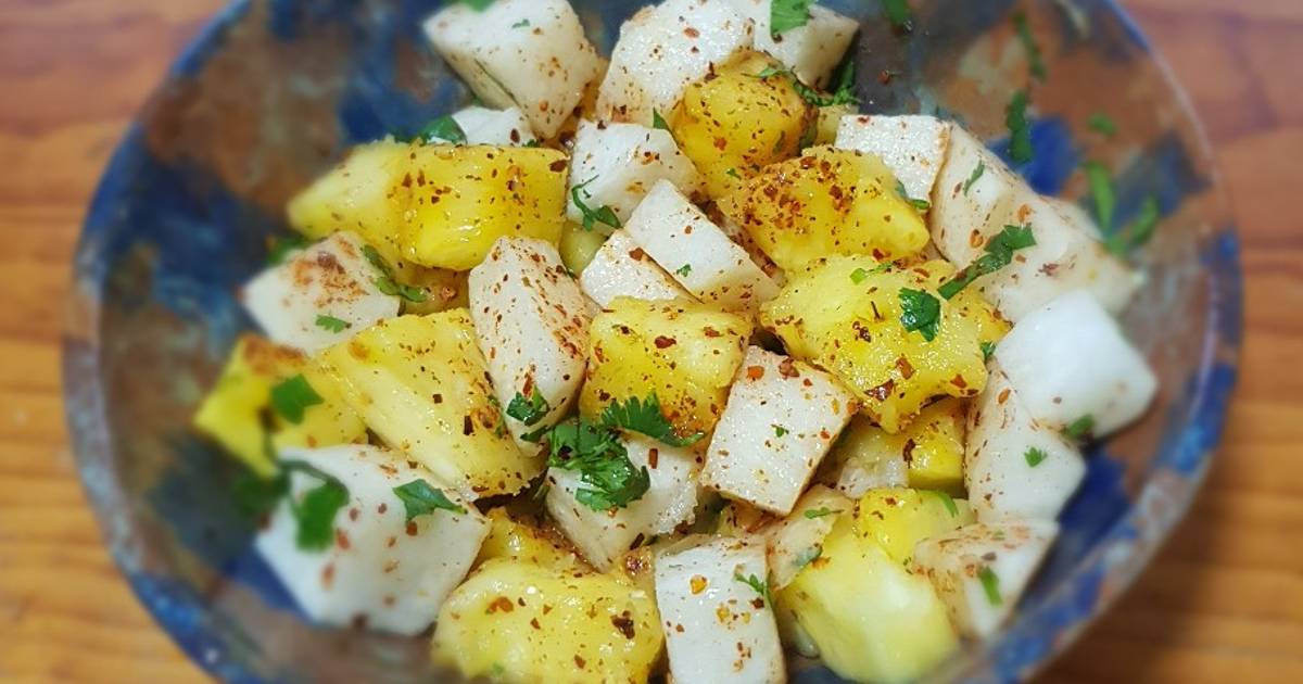 Ensalada de jícama con piña Receta de LuzMa SG- Cookpad