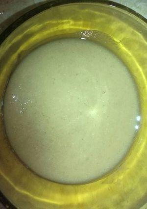 صورة لوصفة الطحينه البيضاء الخام