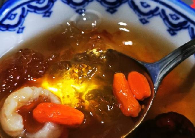 Cara Membuat Peach Gum Tao Jiao Dessert Yang Lezat