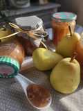 Confiture de poires à la vanille et au noix