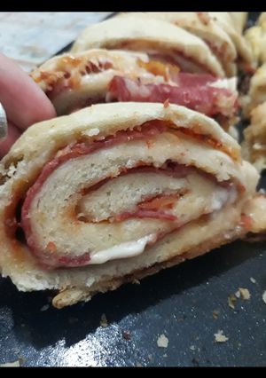Una foto de Arrollado de pizza casera (a mi manera) 🍕