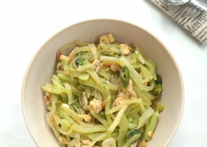 Tumis labu siam cabe ijo