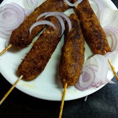 Soyabeen daliya kabab A picture of Soyabeen daliya kabab.