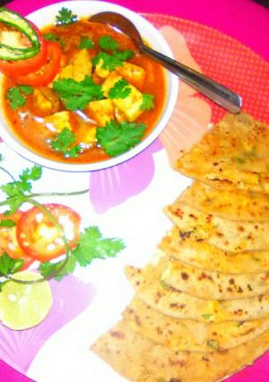 A picture of Paneer paratha.