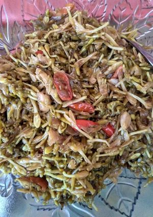 Foto resep Tumis bunga pepaya (tidak pahit)