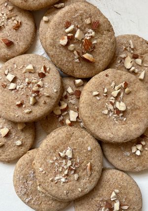 Una foto de Galletitas integrales de vainilla