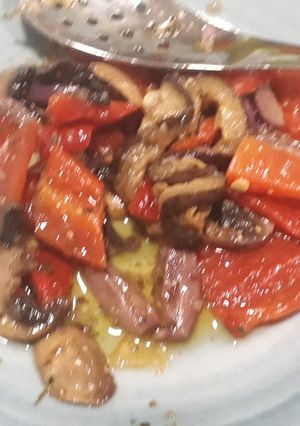 Una foto de Antipasto de verduras